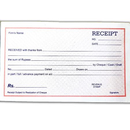Receipt Book