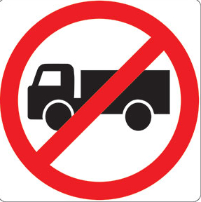 Truck Prohibited