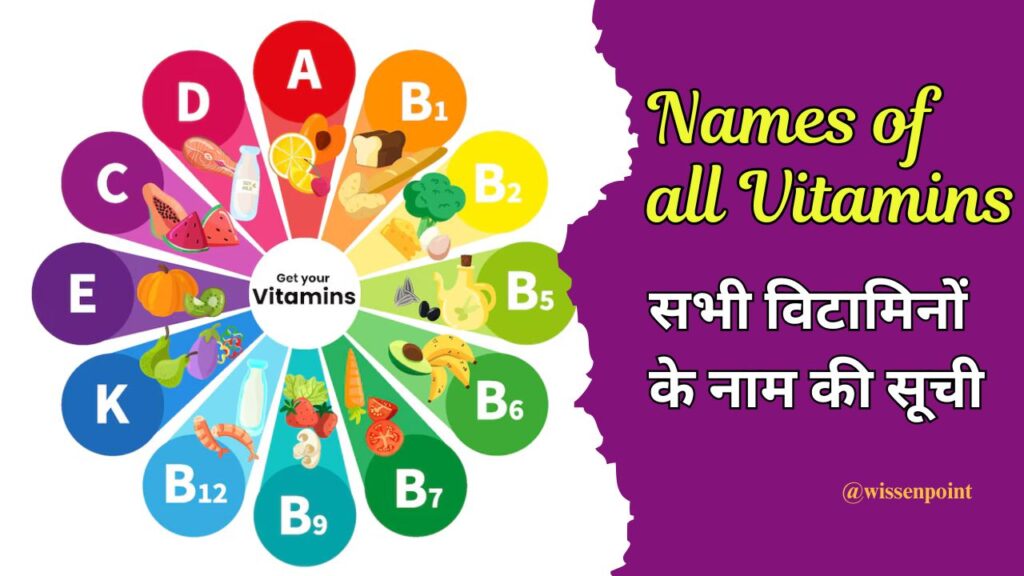 all-vtamins-name-list